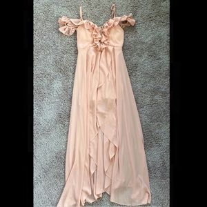 Forever 21 Soft Pink Ruffle High Low Dress